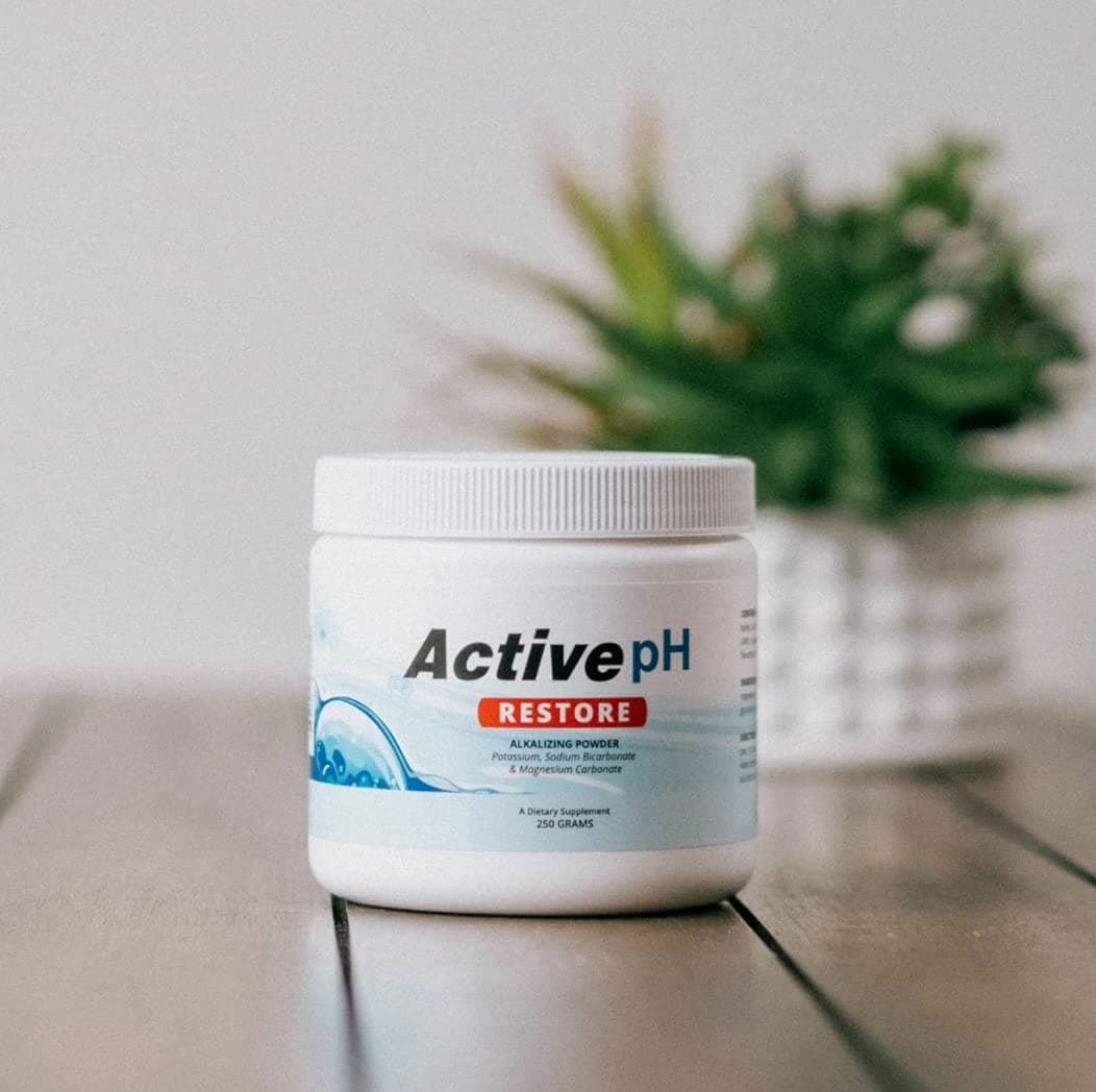 Active pH Restore Alkalizing Powder, pH Balance Supplement 250g (1 Container)