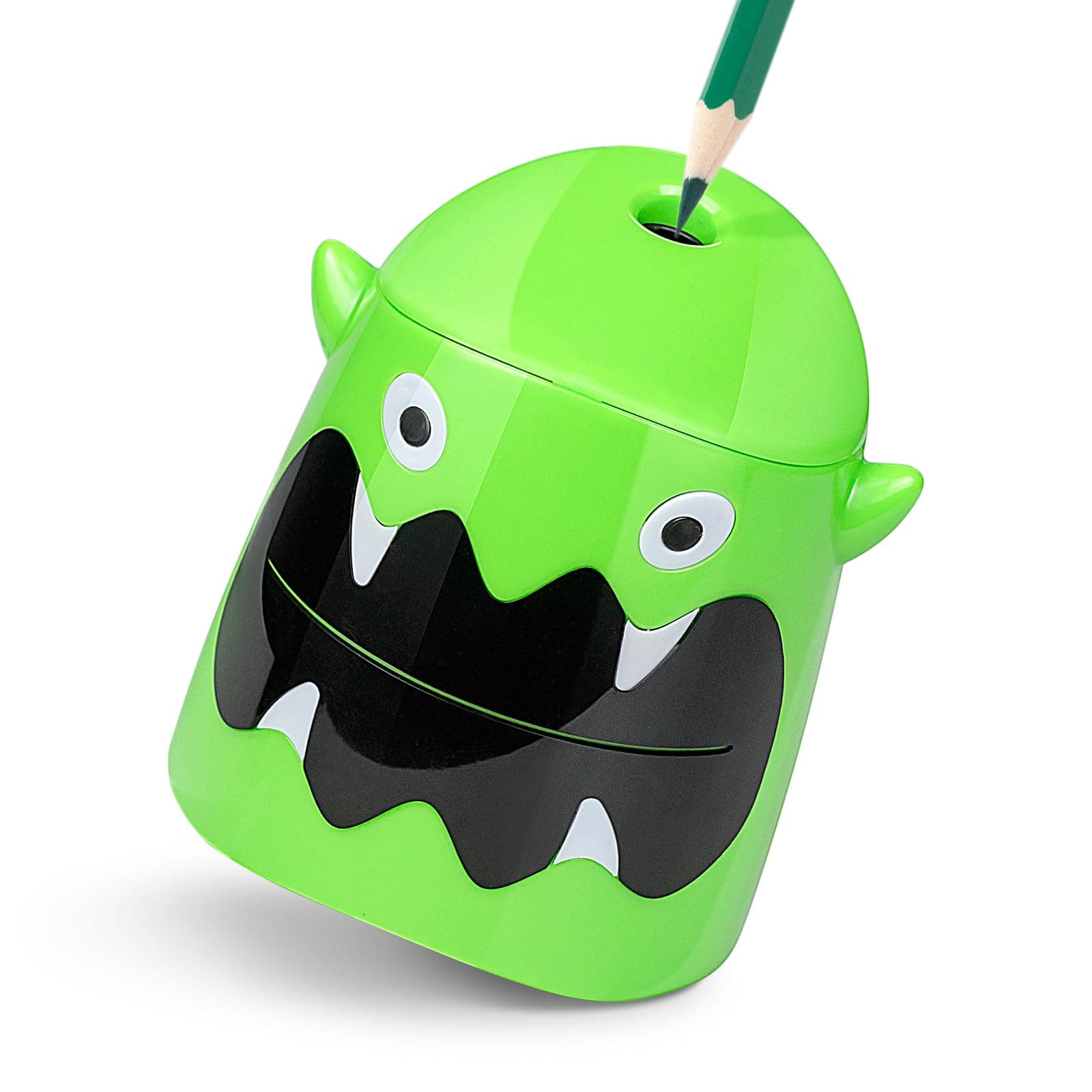 Eagle Cartoon Electric Pencil Sharpener, Battery Operated (Monster)