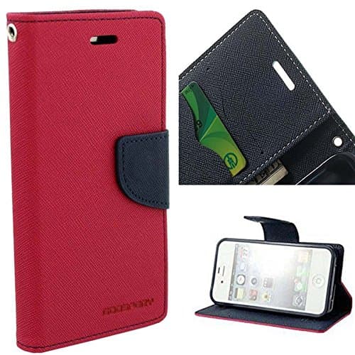 big Premium™ Mercury Fancy Diary Wallet FLIP CASE Cover for Micromax Bolt D320 Pink