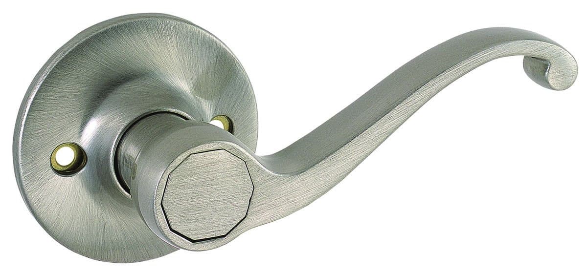 Design House 781815 Scroll Dummy Door Lever Satin Nickel