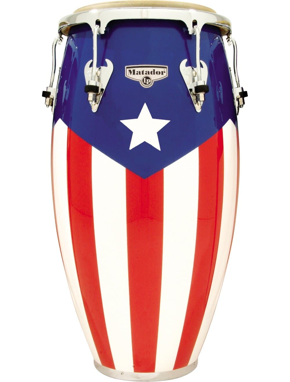 Lp Matador Puerto Rican Flag Conga 11-3/4 Inch