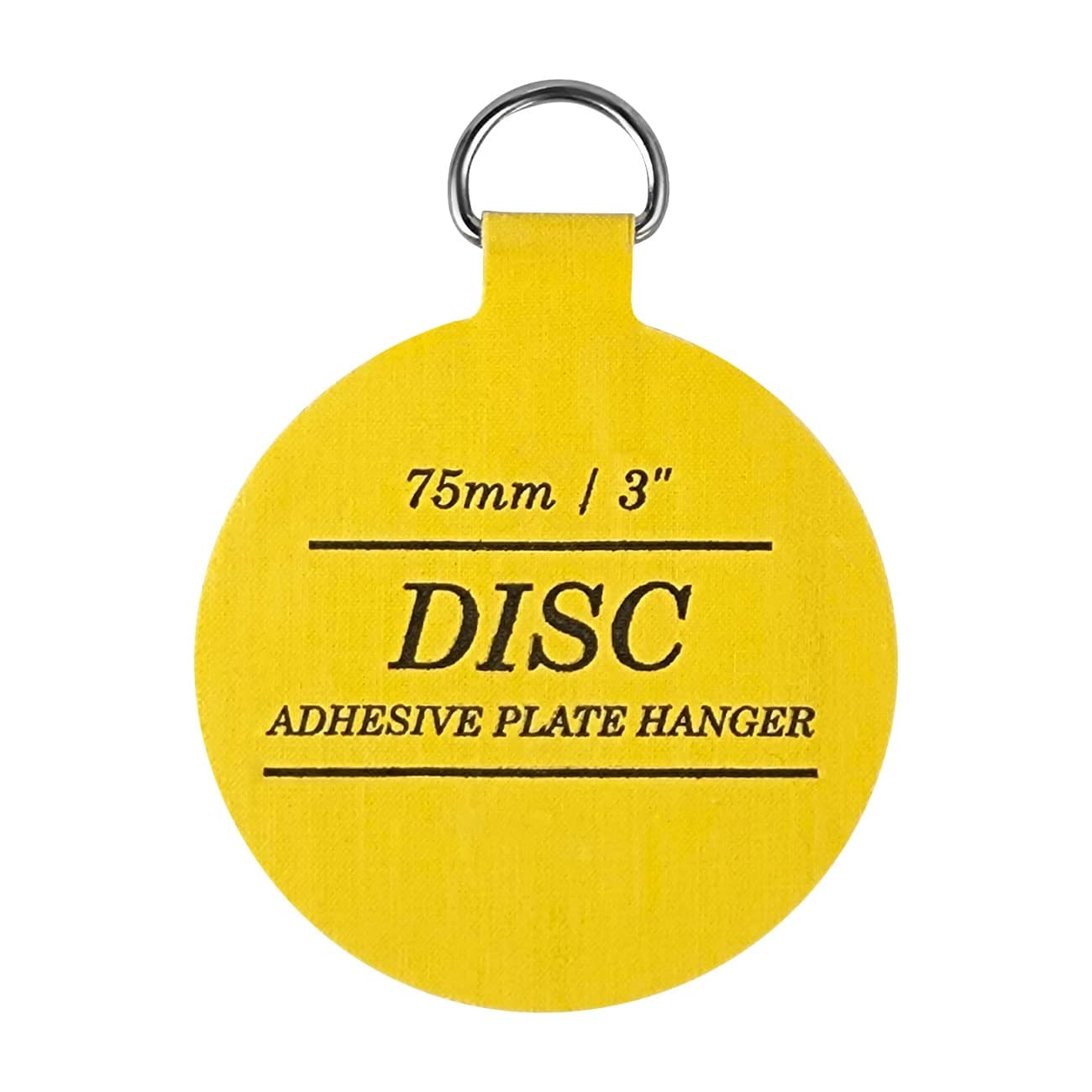 Disc Plate Hangers for Walls - Strong Invisible Holder Self Adhesive Stick On Hooks - (75mm / 3") Picture Hanging Wall Holder