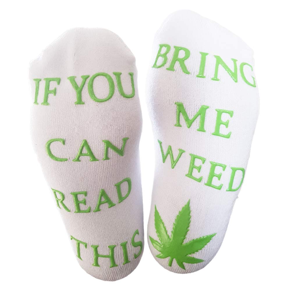 Miana ? If you can read this bring me w**d socks ? gift for stoner Stocking Fillers for him or her 420 high present