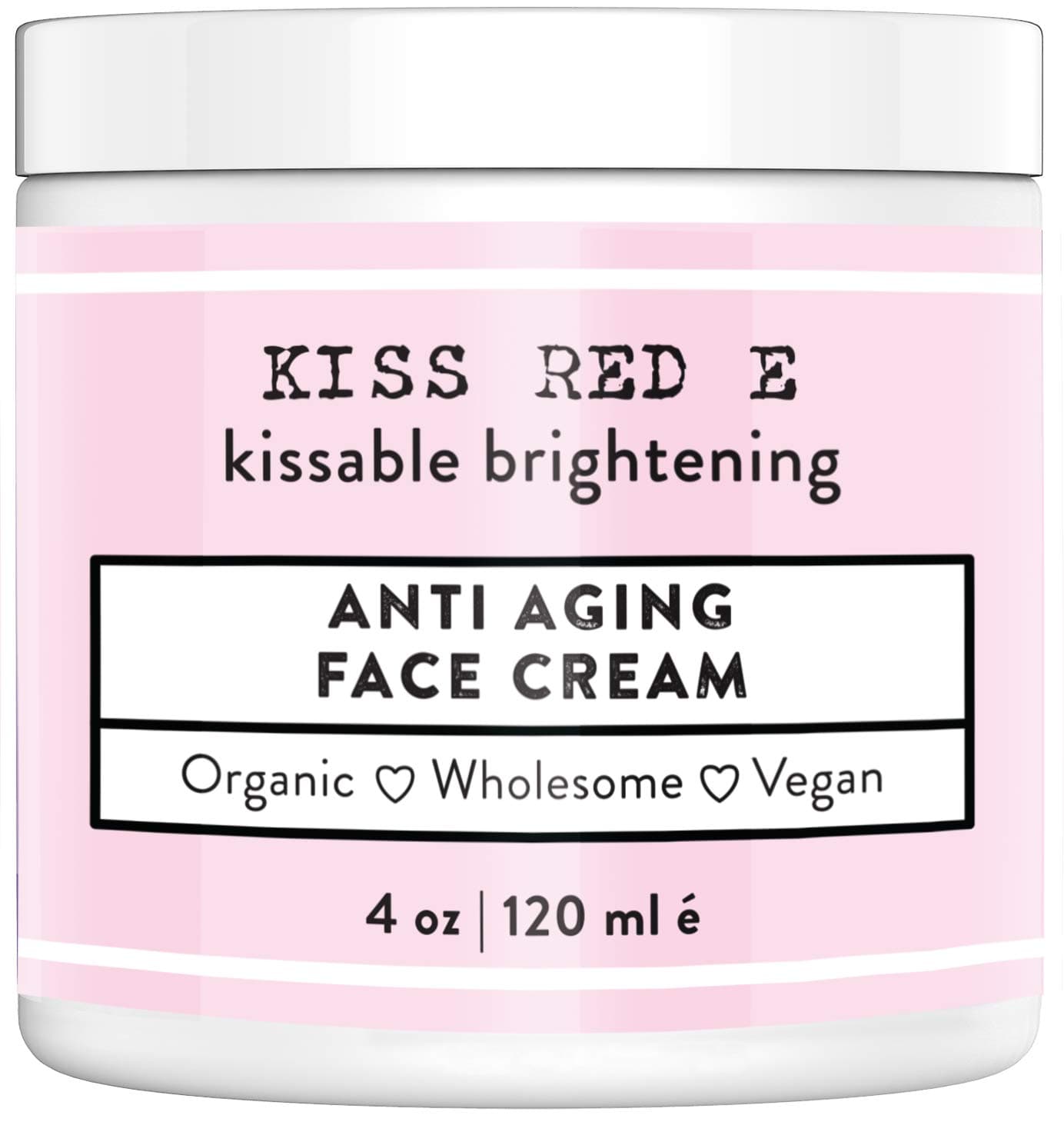 KissRedE Anti Aging Face Cream. Best Anti Wrinkle Cream Moisturizer For Face, Hands, Neck. Reduce Wrinkles, Fine Lines, Crows Feet, Puffy Eyes.