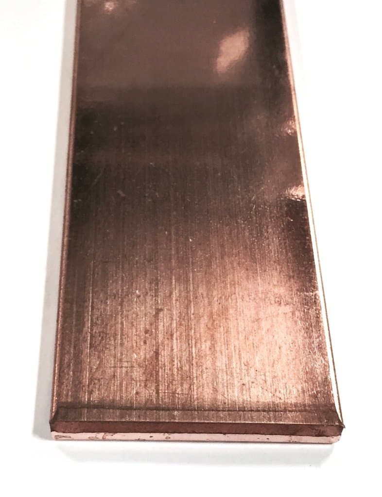 C110 Copper Bar - 1/4" x 2" x 8"
