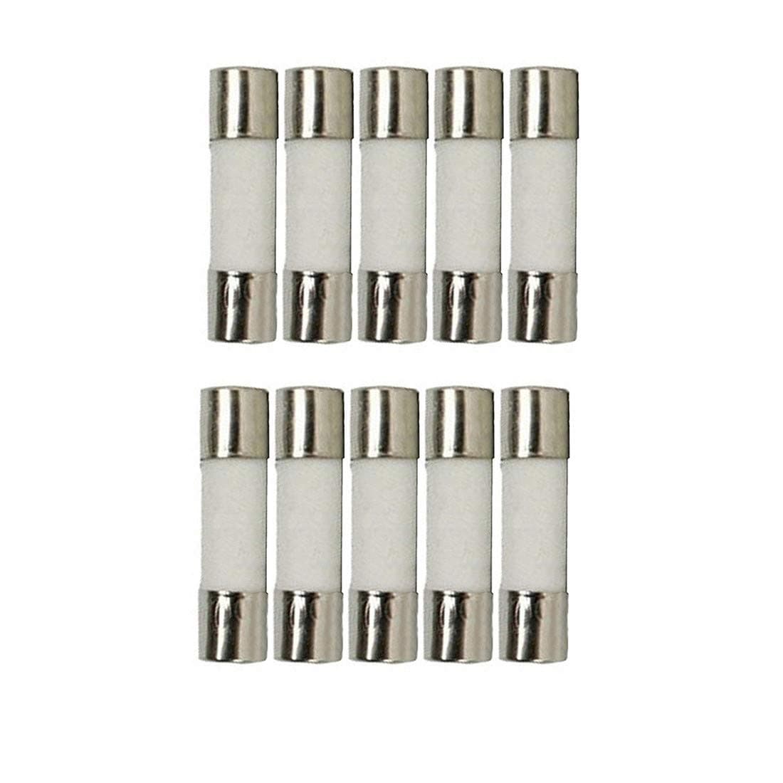 10 Pcs 250V 250mA Fast Blow Ceramic Fuse Tube 5mm x 20mm