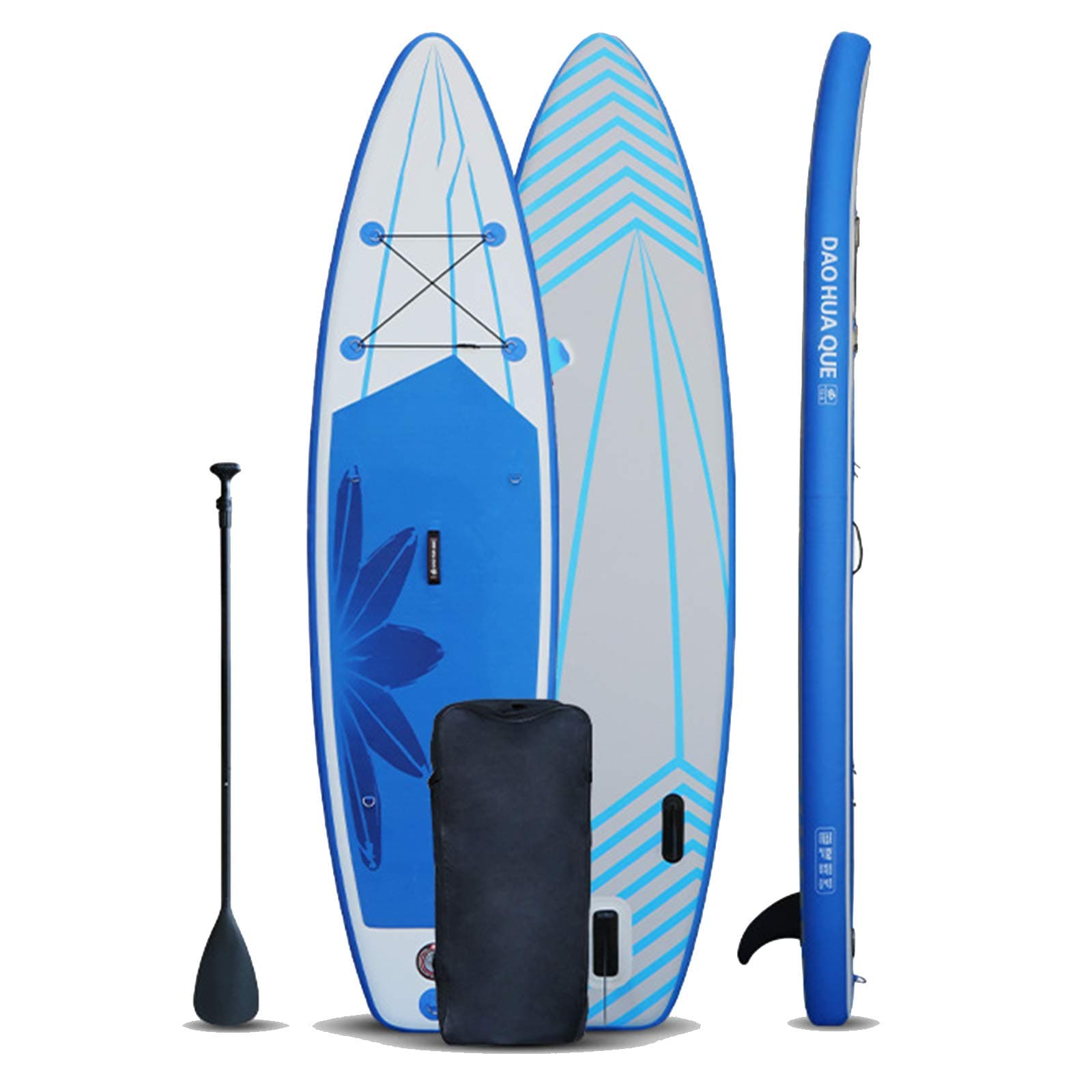 10'12' Double Deck Paddle Board SUP Stand Up Inflatable Paddle Board Competitive Water Novice Beginner Water Ski Youth Adults Standup Paddleboard