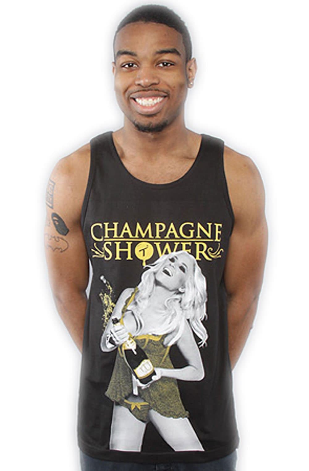 T.I.T.S Champagne Shower Tank Top