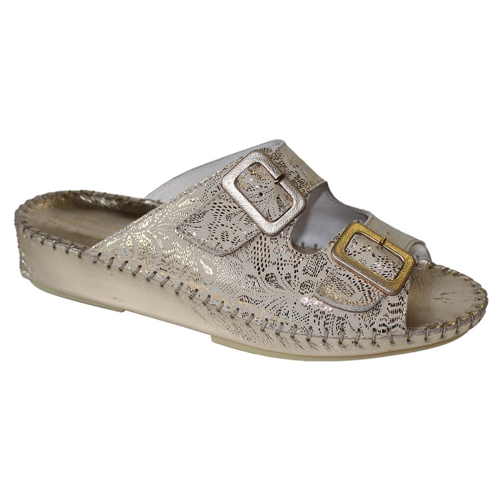 La Plume Jen Womens Sandals, Champagne, Size - 38