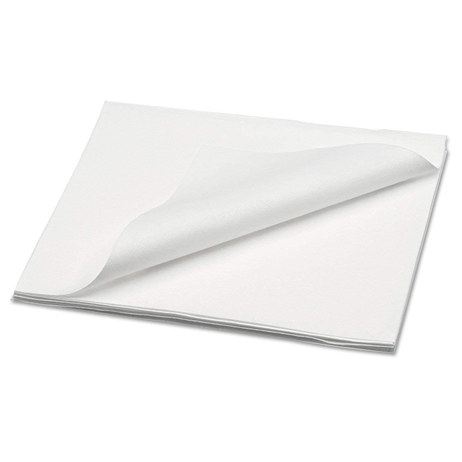 HyWorx Heavy Duty Nonwoven Towels, 13 x 15, Spunlace, White, Flat, 300/Carton