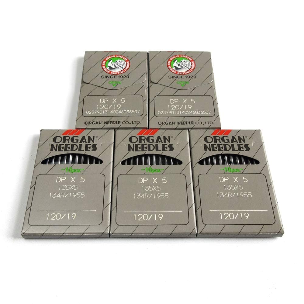 50 Organ 135X5 Dpx5 134R Sy1955 Sewing Machine Needles for Juki Brother (Needle Size :Singer 14 / Metric 90)