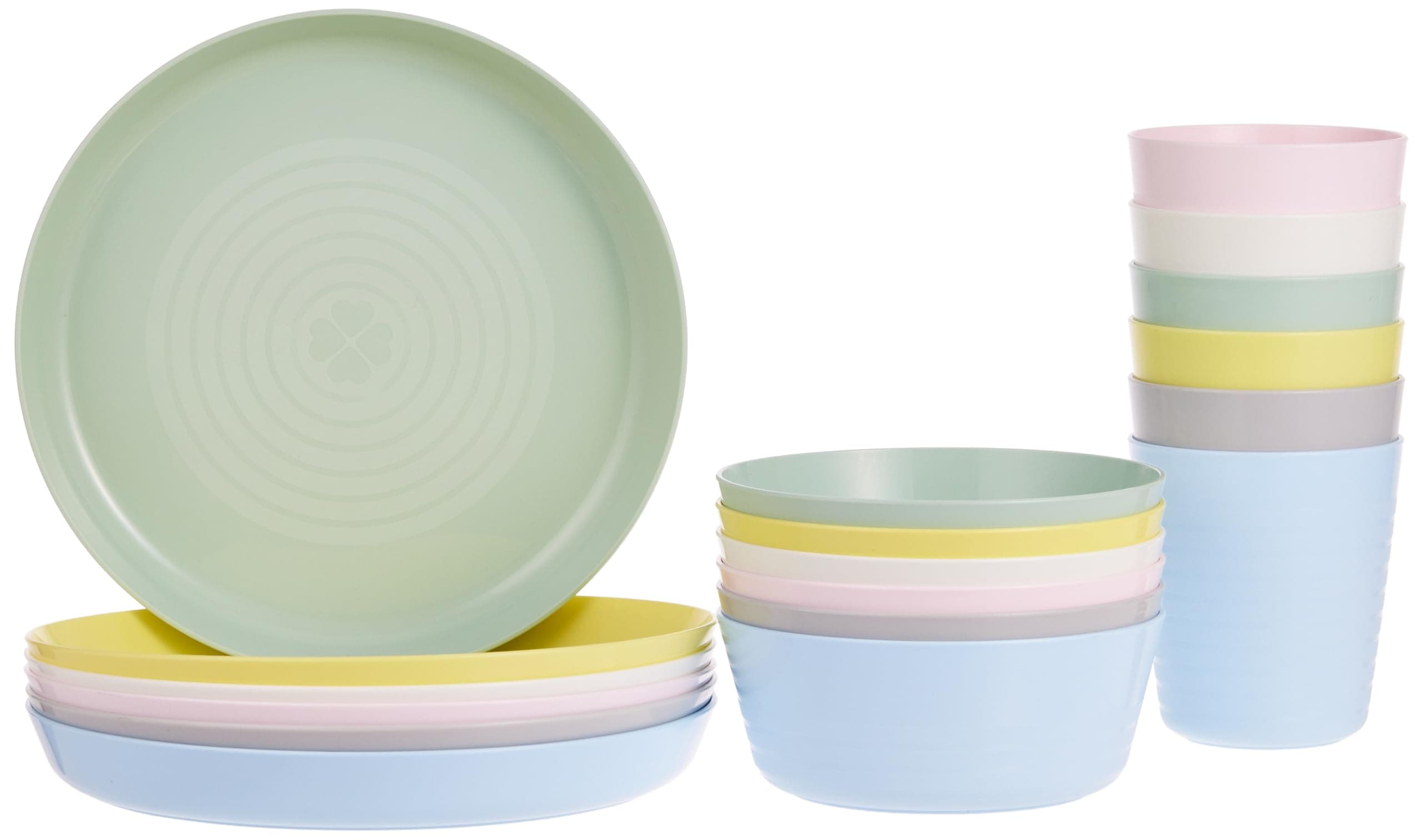 36-piece Dinnerware Set, Assorted Colors