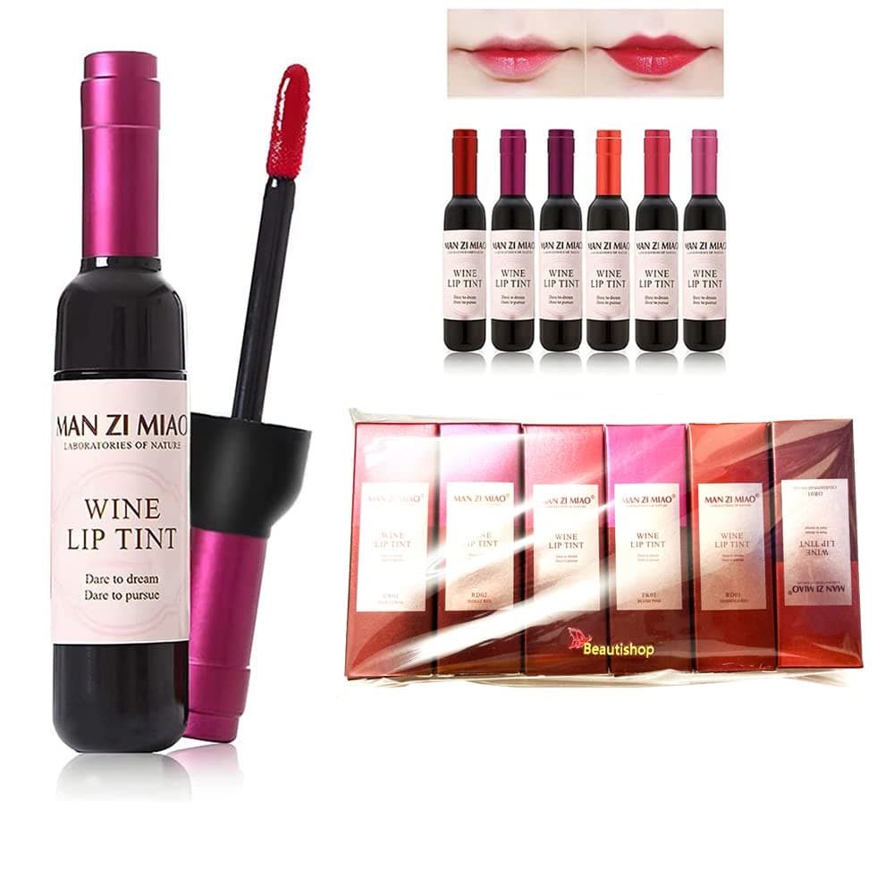 Lipstick, Lip stains set Matte Long Lasting Waterproof Lip Tint Set Lip Gloss Lip Stainุฃุญู
ุฑ ุดูุงู ุงููุจูุฐ (Six-color suit)