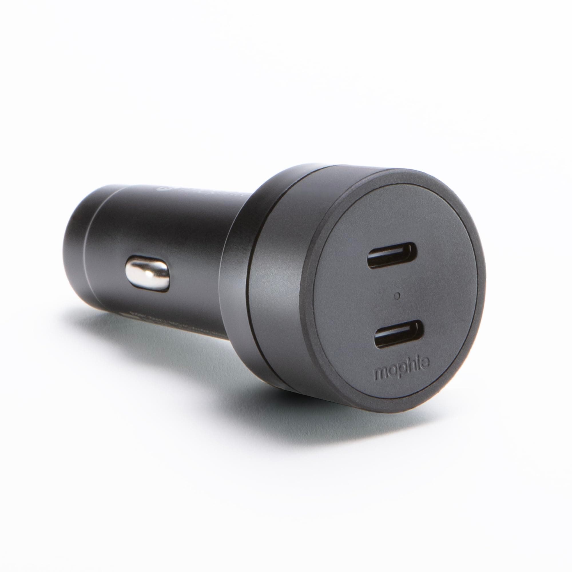 60W Dual USB-C Car Charger Universal AUX Compatibility LED Indicator Fast Charging Multi-Device