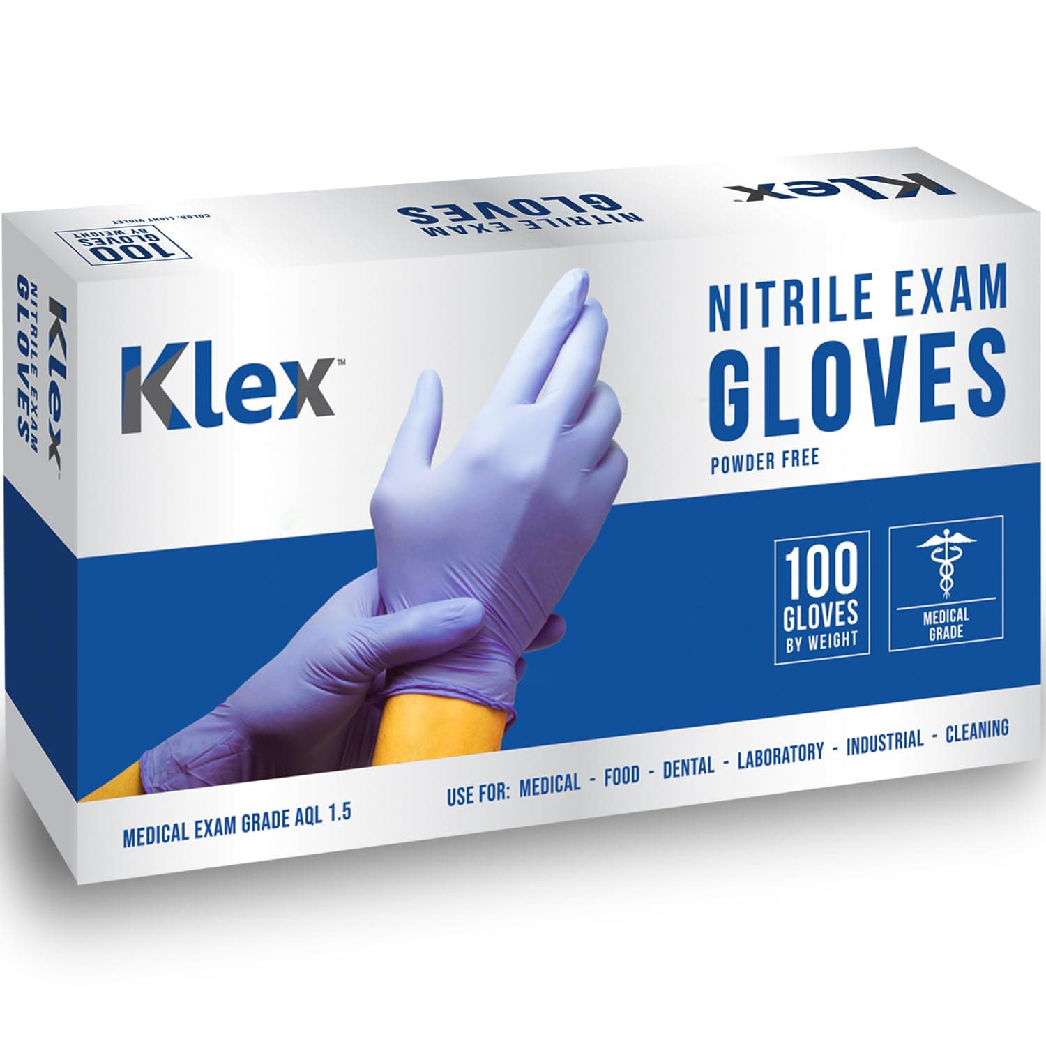 Purple Nitrile Exam Gloves