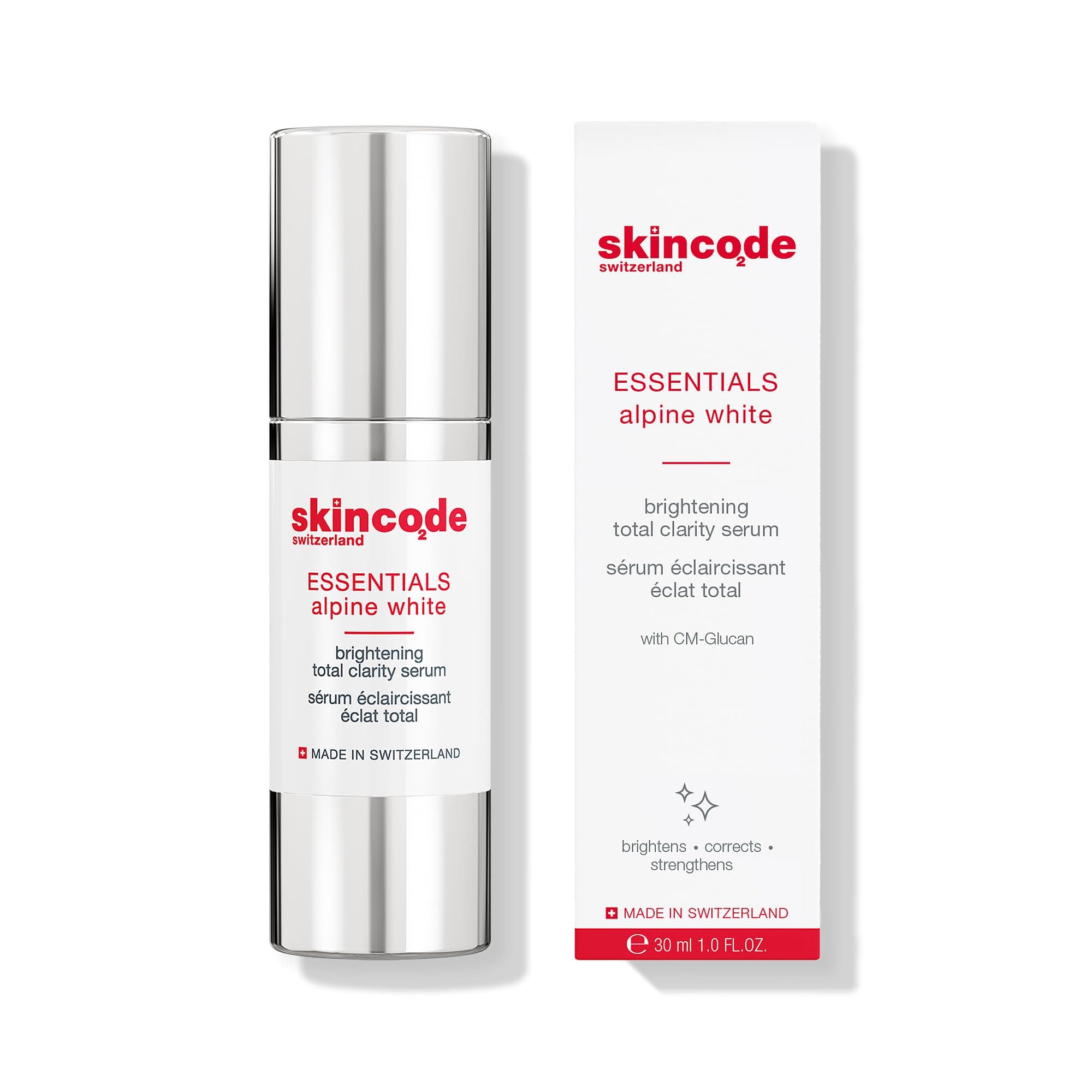 Essentials Alpine White Brightening Total Clarity Serum 30ml by Skincode