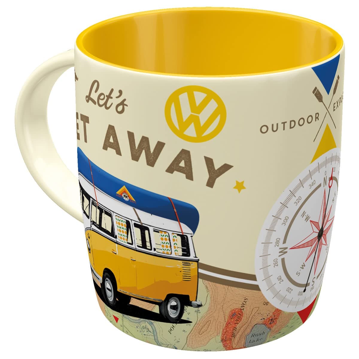 Nostalgic-Art 43032 - Volkswagen - VW Bulli - Let's Get Away, Mug