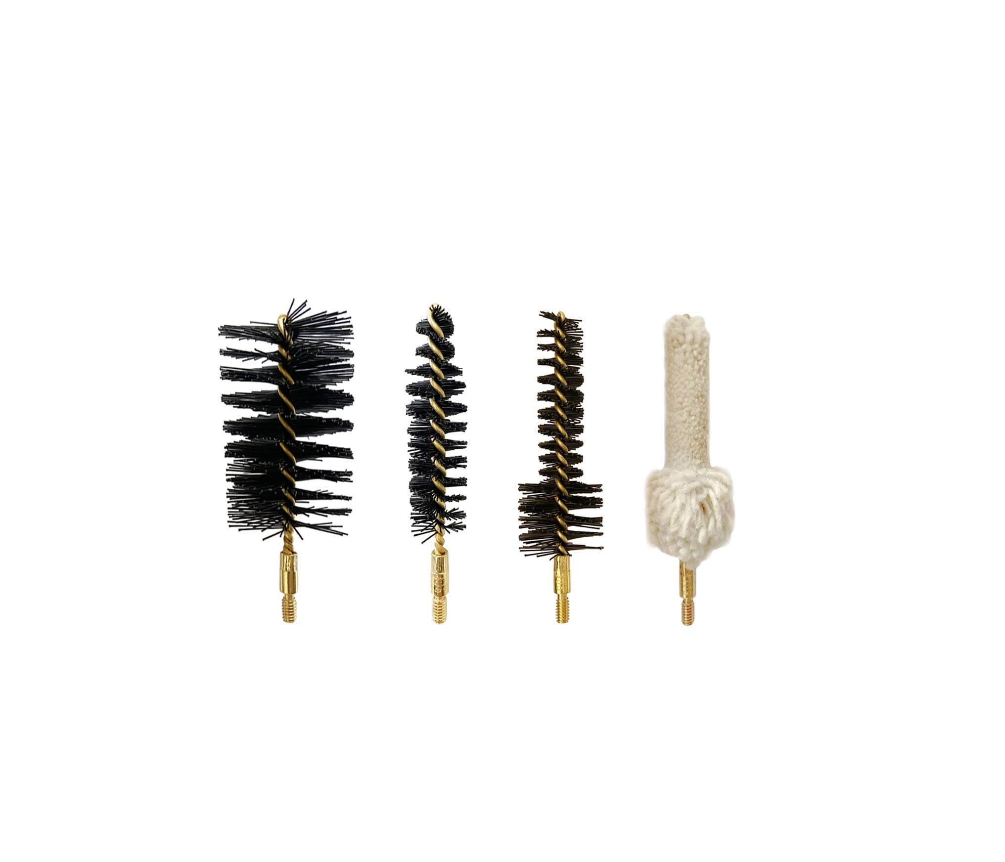 Bore Baby Chamber Brass Gun Bore Brushes 4 Nylon+2 Mop for Ar15/ .308 Caliber 6PK