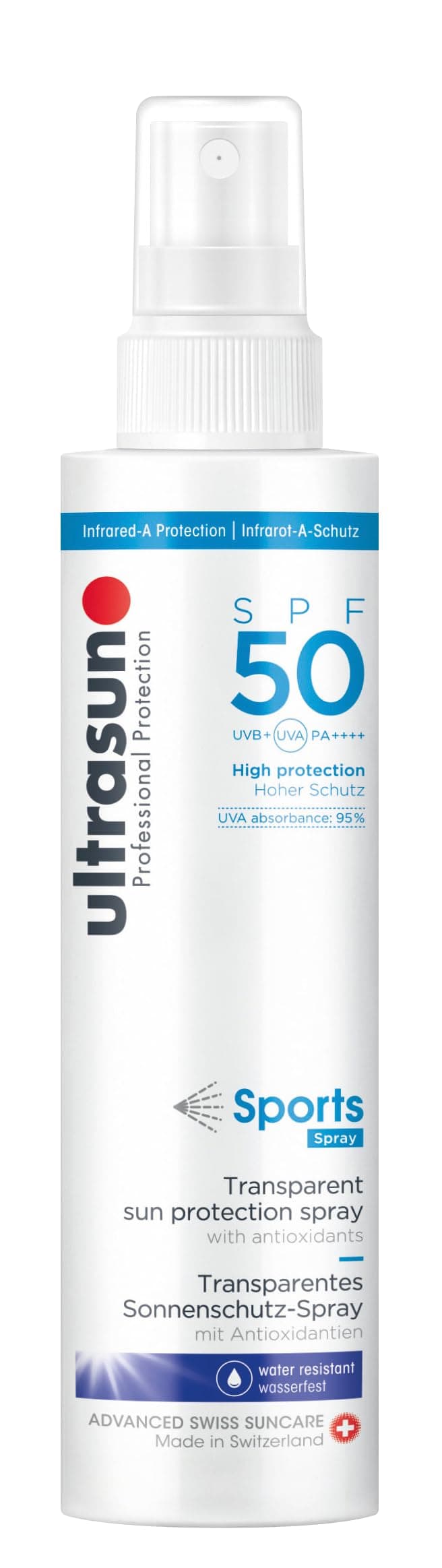 Ultrasun SPF50 Sports Spray 150 ml