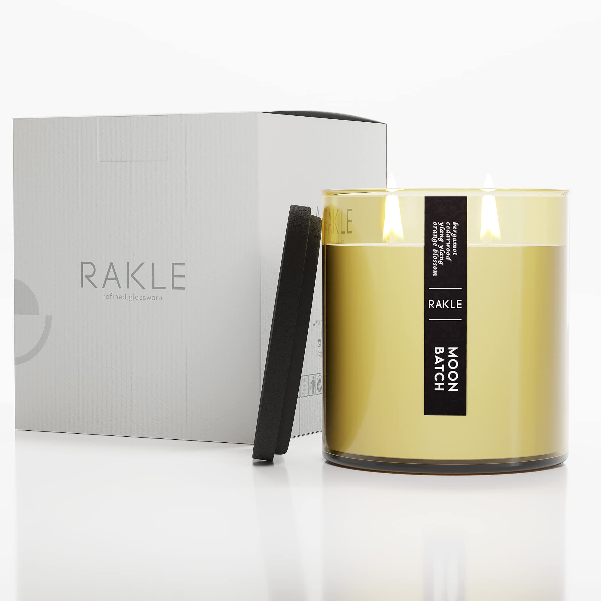 Rakle Neo Moon Batch Bergamot Candle 16.9 oz Green