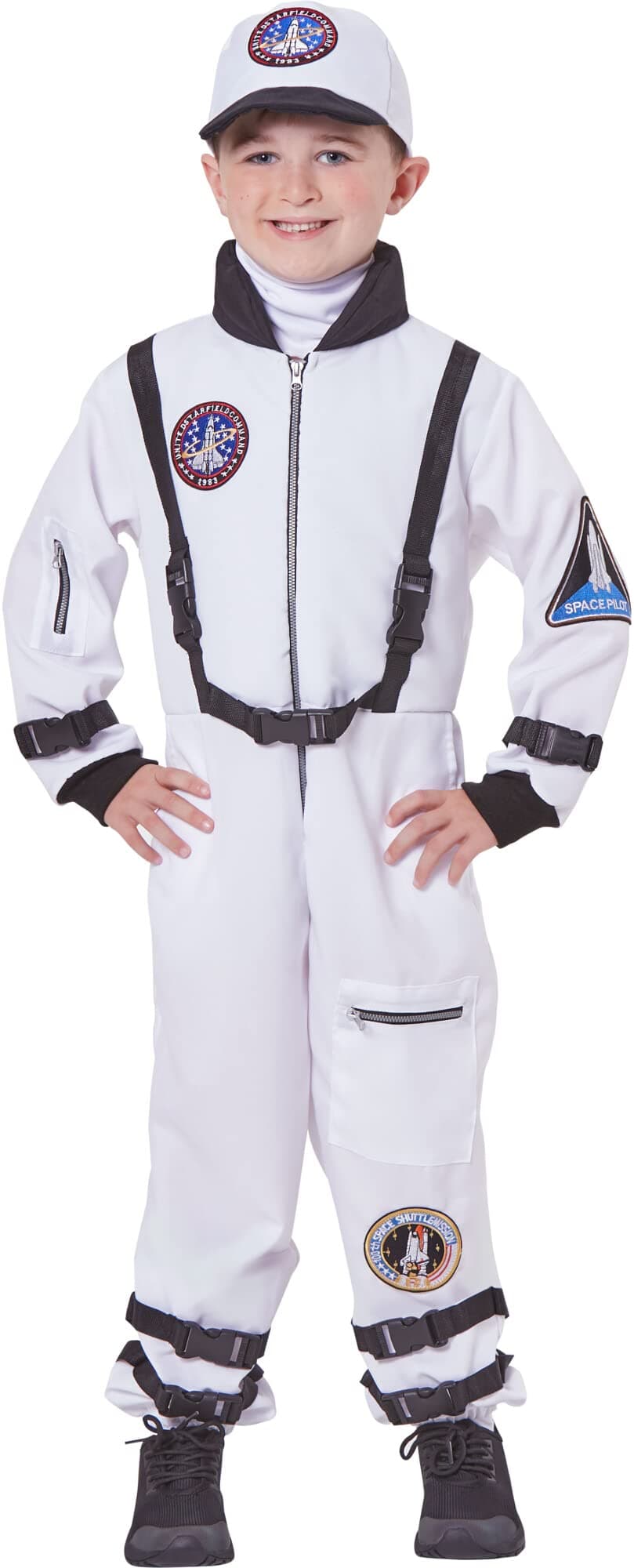 Mad Toys Astronaut Professions Costumes for Kids, Medium 5 to 6 Years White