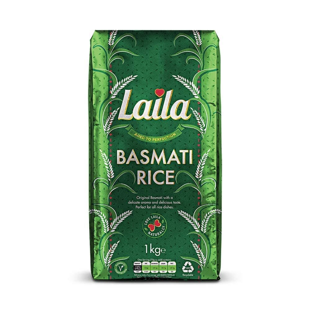 Laila Basmati Rice, 2 kg