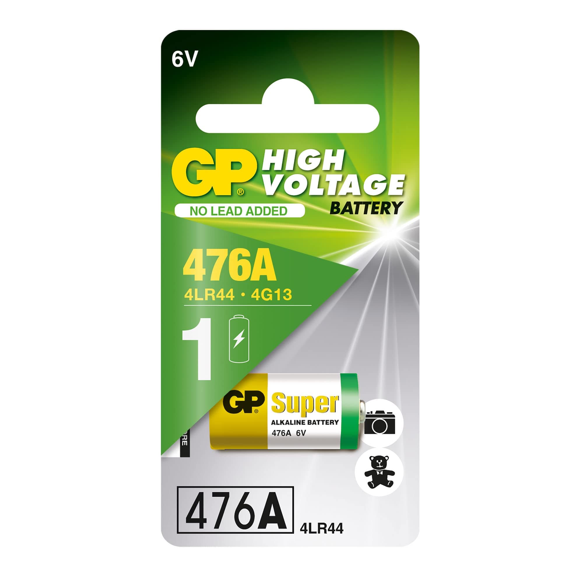 GP Alkaline-Batterie PX28A/4LR44, 6V