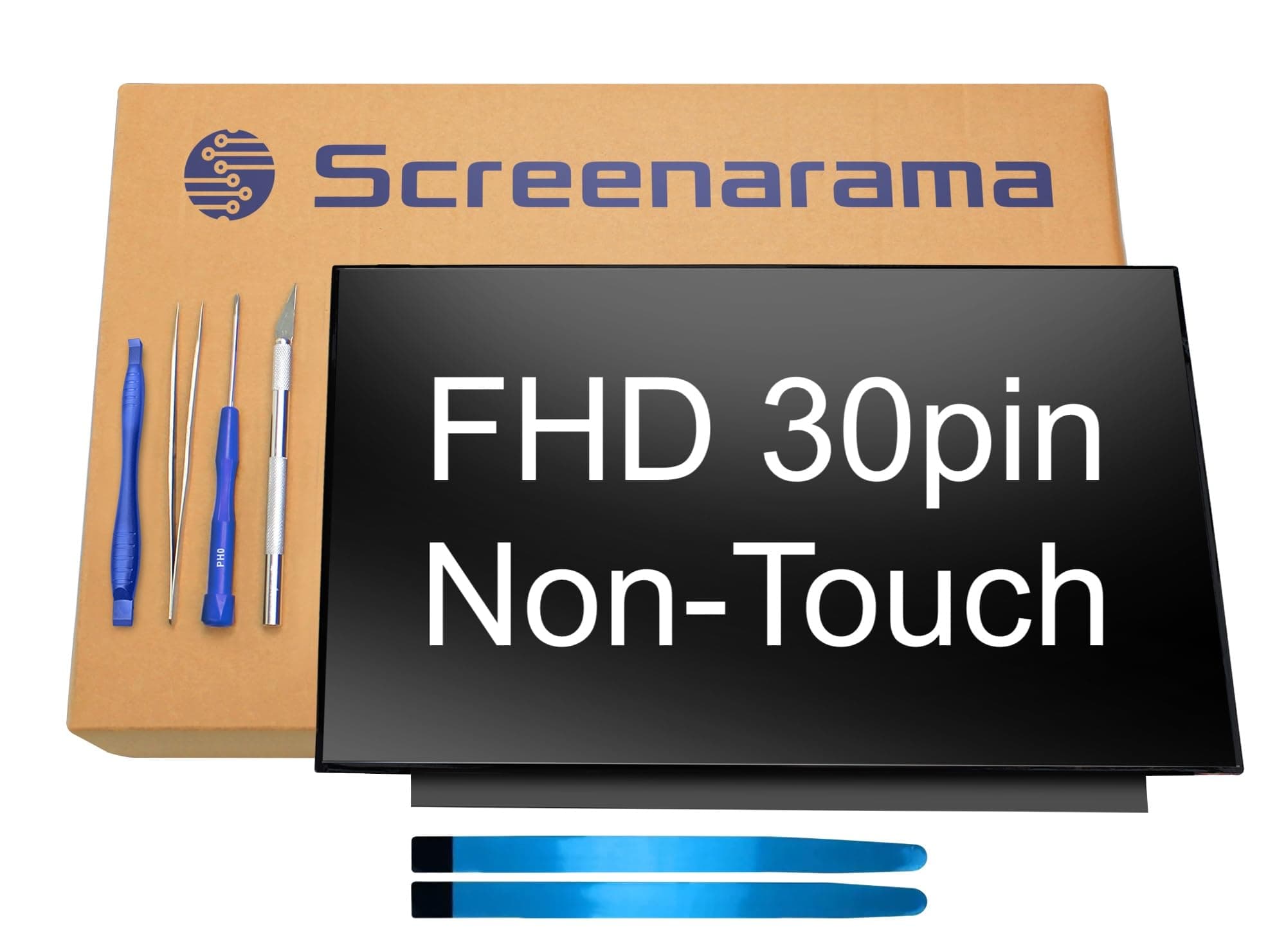 SCREENARAMA New Screen Replacement for LP156WFC(SP)(D1), FHD 1920x1080, IPS, Matte, LCD LED Display with Tools