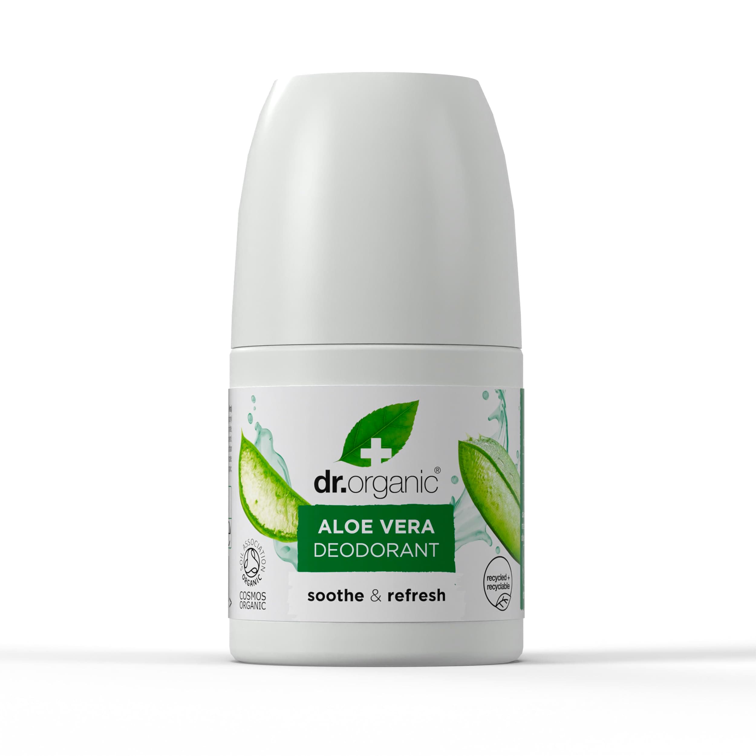– Dr Organic Aloe Vera Deodorant, Aluminium Free, Mens, Womens, Natural, Vegan, Cruelty-Free, Paraben & SLS-Free, Recycled & Recyclable, Organic, 50ml, Packaging may vary