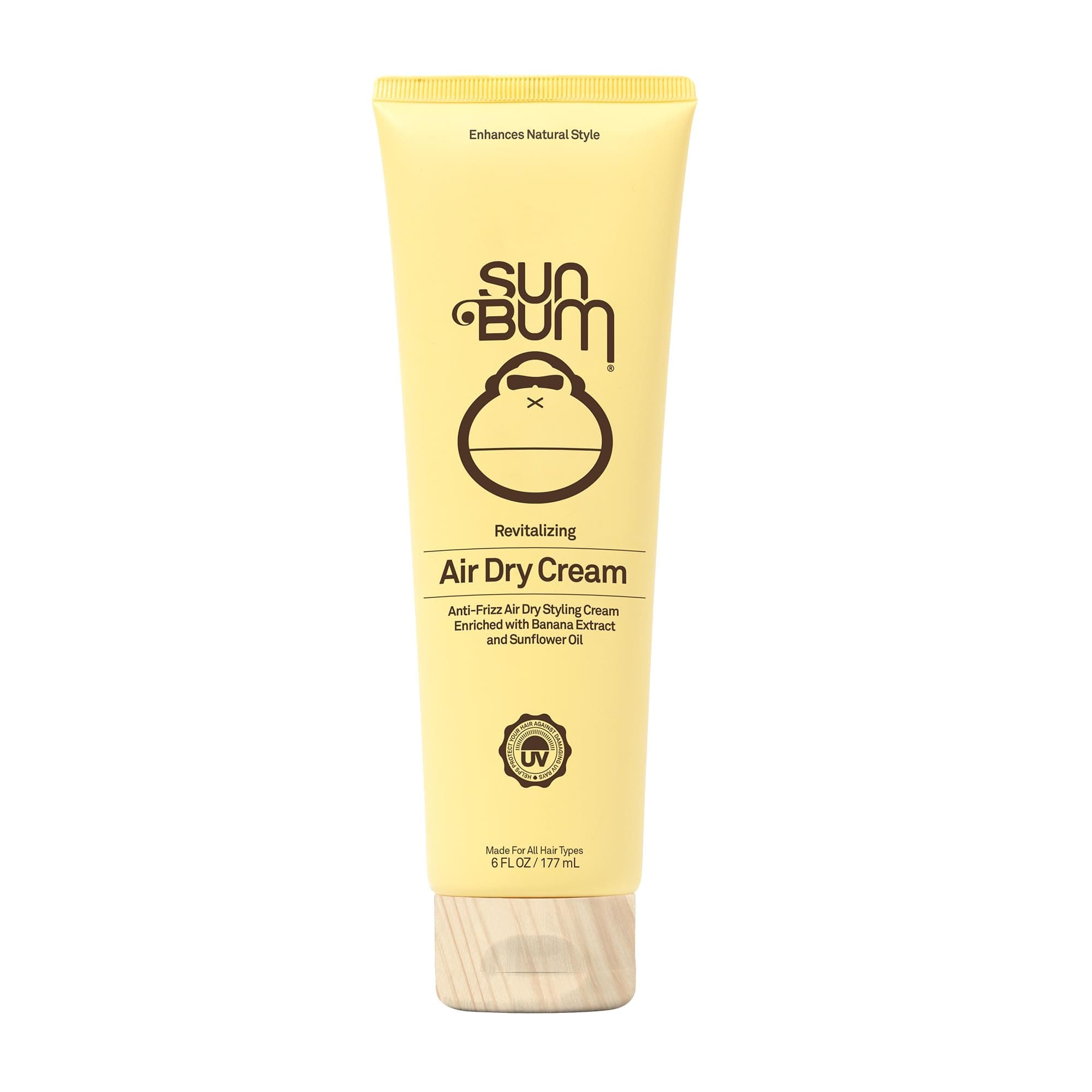 Sun Bum Moisturizing Moisturizing Cream | Vegan and Cruelty Free Anti Frizz Styling Cream | 6 oz