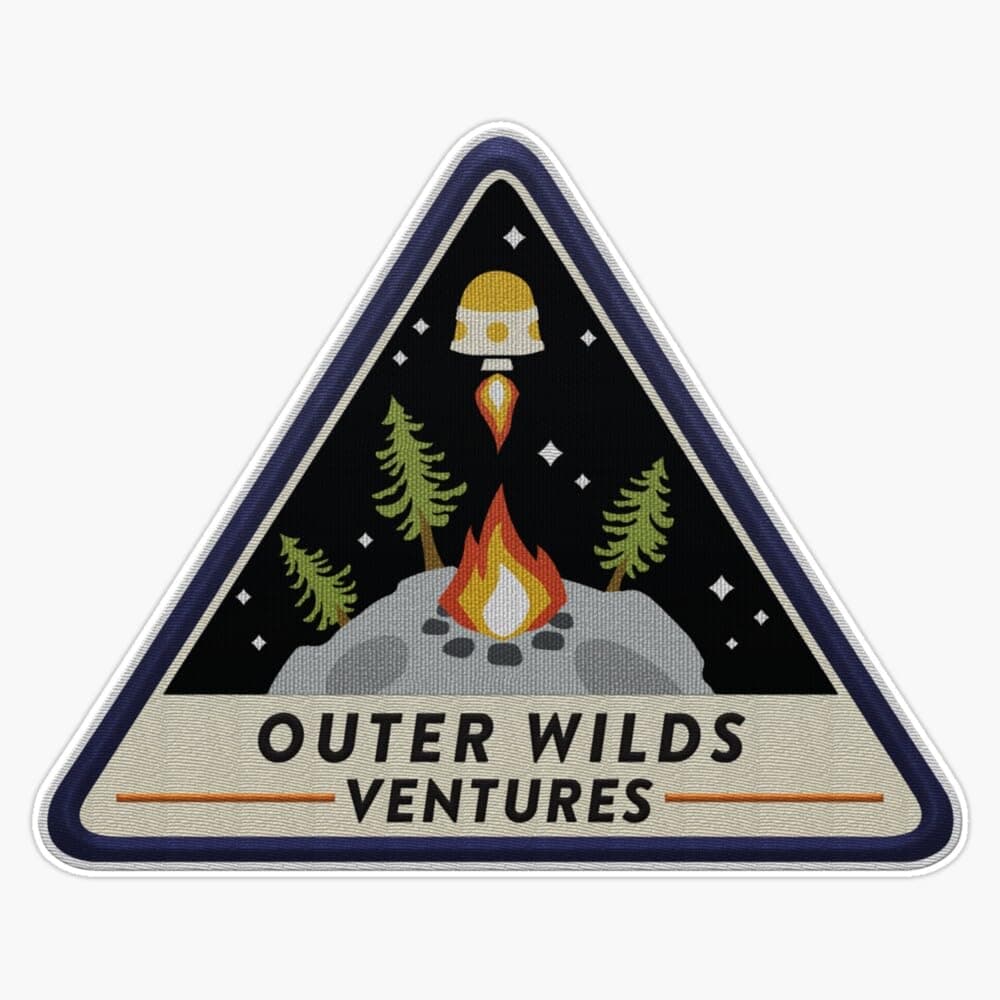 Outer Wilds Ventures Patch Sticker Bumper Sticker Vinyl Decal 5"