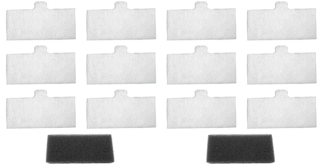 Remstar Pro/Plus UF+ CPAP Filters KIT (12 Ultrafine, 2 Foam Filters)