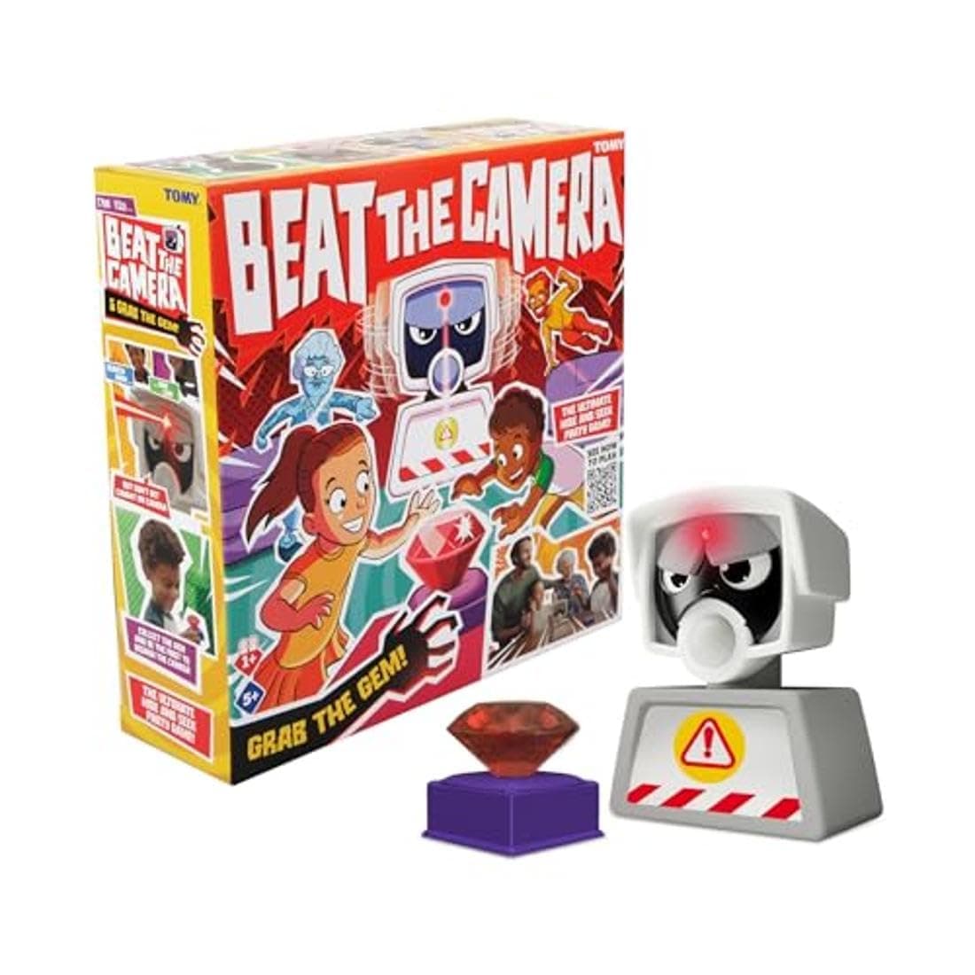 TOMY Beat The Camera — Interactive Indoor and Outdoor Board Games for Kids and Adults — Kids Board Games and Gifts — Active Games for Kids Ages 5 and Up, Multicoloured