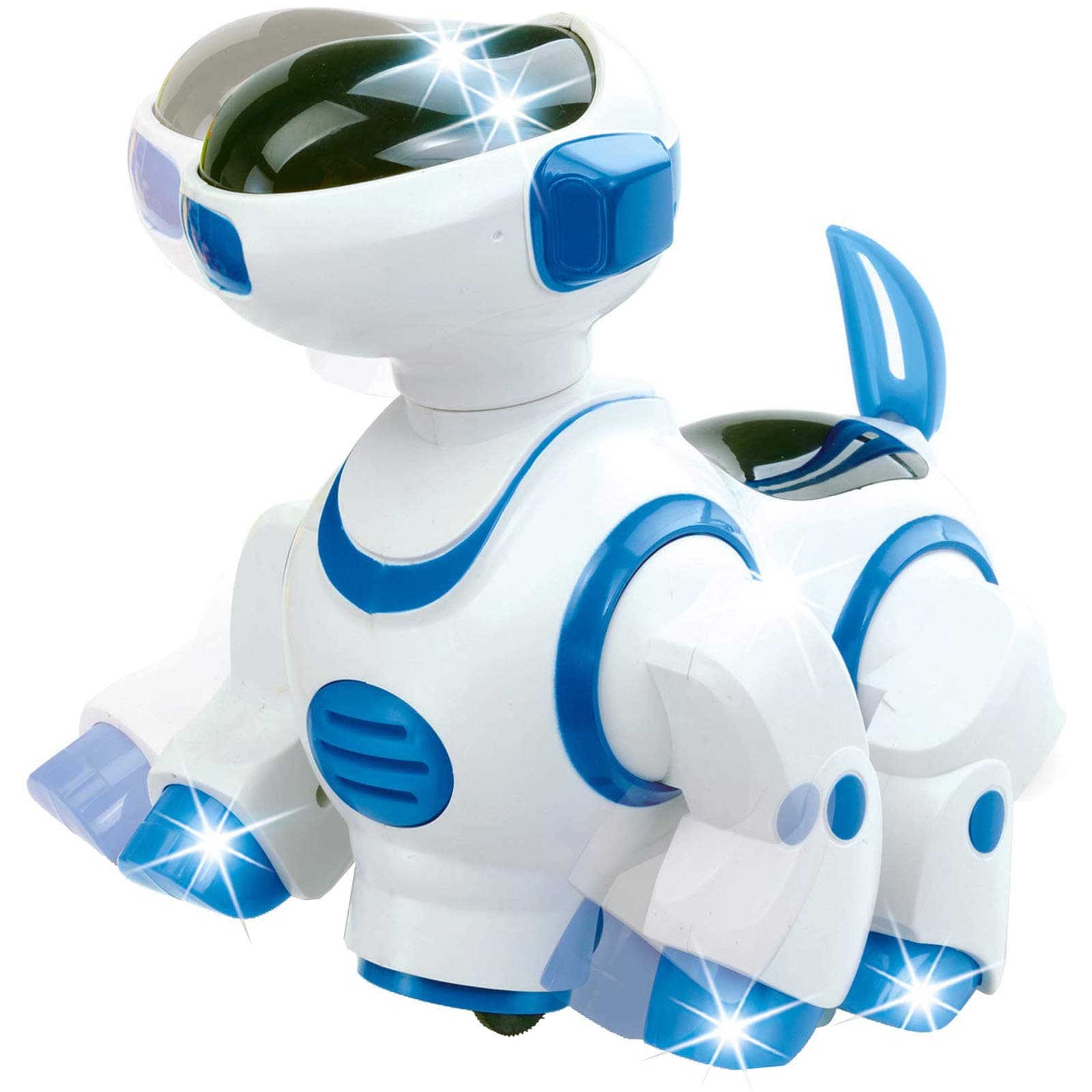 Liberty Imports Smart Robot Dog Toy - Bump and Go Electronic Pet Puppy - Walks, Dances with Lights and Sounds for Kids, Boys, Girls