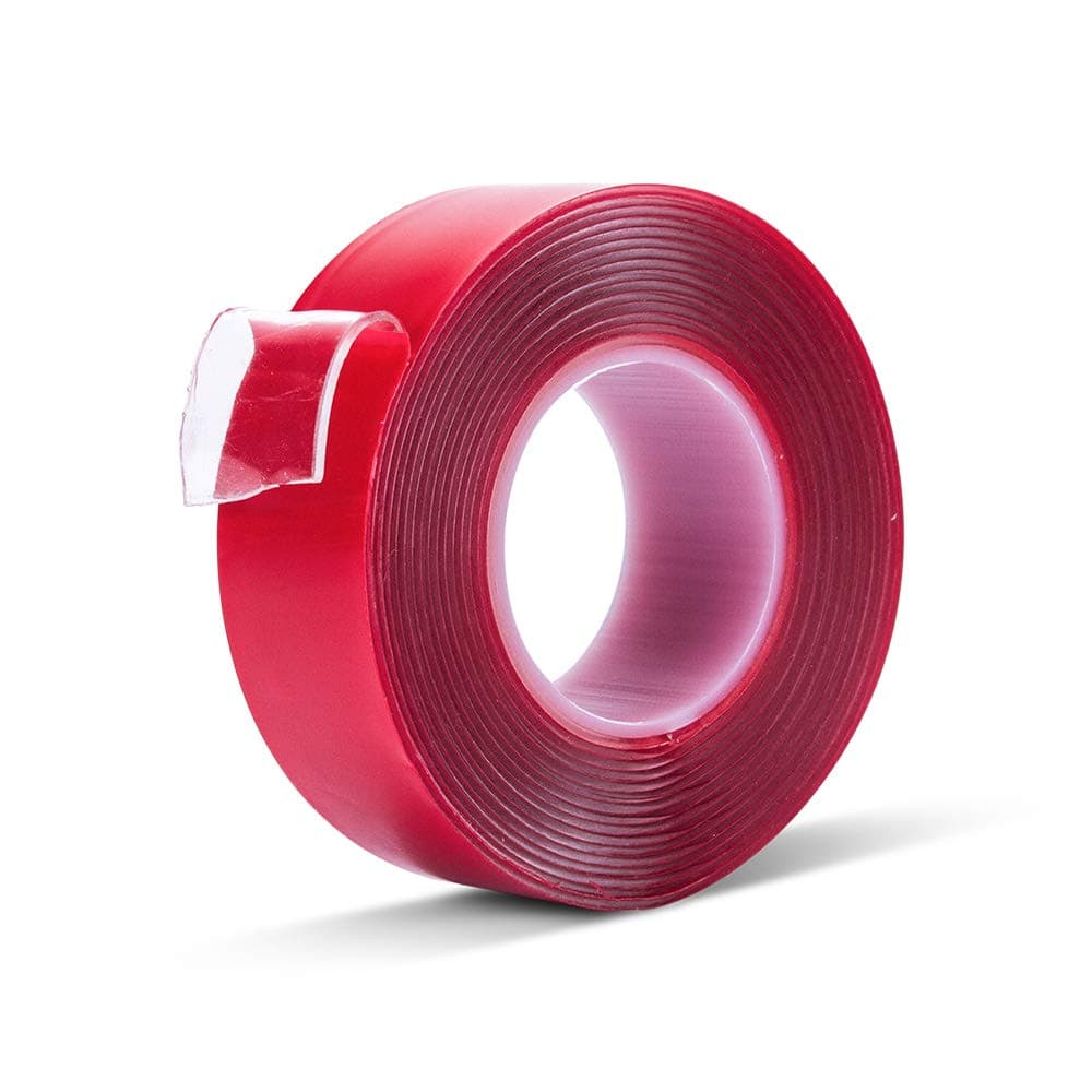 Double Sided Mounting Tape - 1 Inch 10 Feet High Adhesion Acrylic Clear Waterproof Removable Heavy Duty Double Sided Tape for Automotive Mounting, Outdoor Mounting(Pack of 1 Roll)