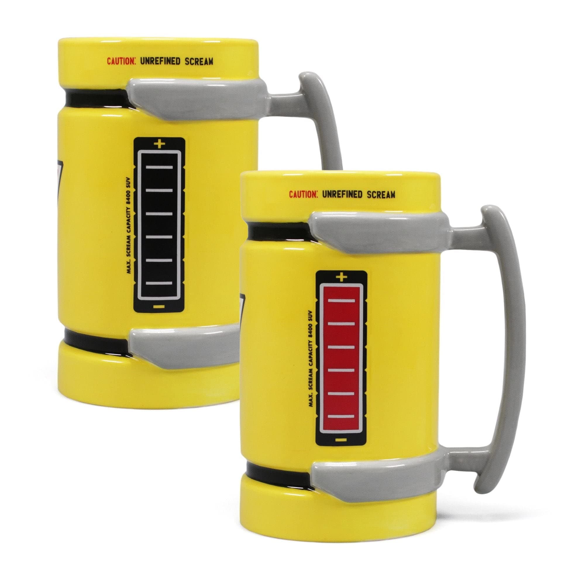 Half Moon Bay MUGDPX03 Pixar Monsters Inc Scream Canister Shaped Heat Change Mug, Ceramic, 600 milliliters, Yellow