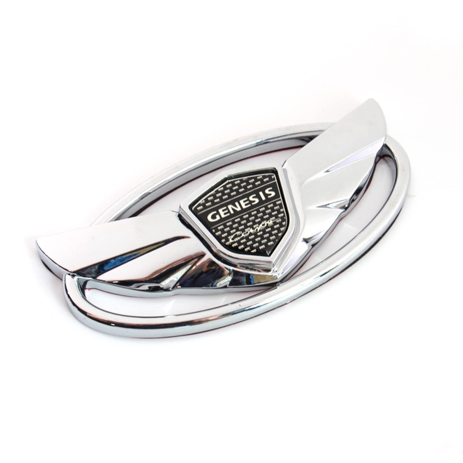 Genesls Coupe 3D Front Rear Emblem,The Art of Speed Vintage Nameplate Badge Compatible with Genesls 2010-2017(Chrome)
