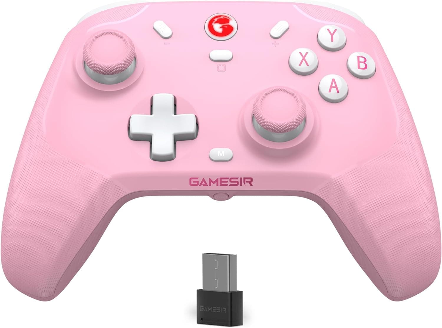 GameSir T4 Cyclone Pro Wireless Pro Controller,Hall Effect Controller (No Drifting) for Windows PC, Switch, Steam Deck, Android & iOS(Pink)