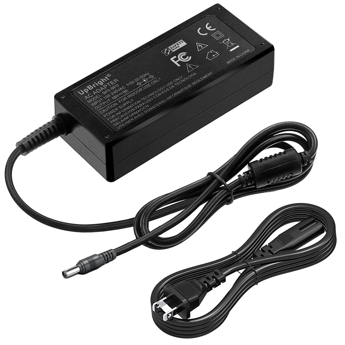 UpBright 12V 4.17A AC/DC Adapter Compatible with Peloton Console PLTN-RB1VO PLTN-RB1V1 PLTN-RB1VQ PL-01 GEN 1st 2nd 3rd Exercise Bike Tech ATS050T-P/A121 P121 GQ48-120500-E1 4.2A 5A Power Supply Cord