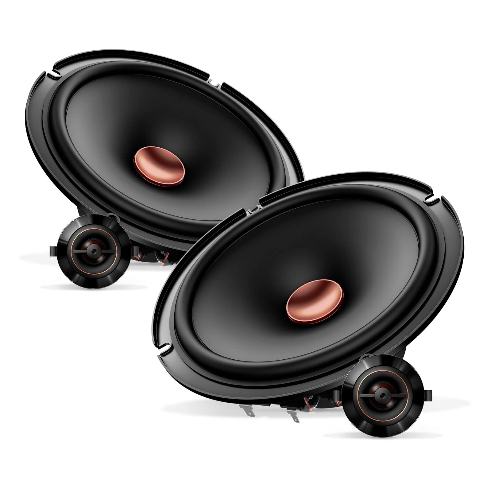 PIONEER D-Series TS-D65C 6.5” 2-Way Speakers (Pair) – 270W Max, Crisp Highs + Clear Vocals, Ideal Factory Upgrade, Add an Amplifier for Even Better Performance