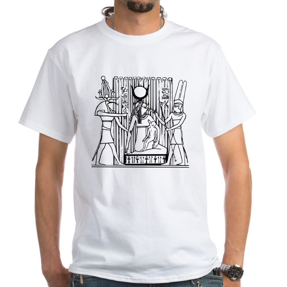 Tehuti, AST/Isis, Amen-Ra Cotton T-Shirt