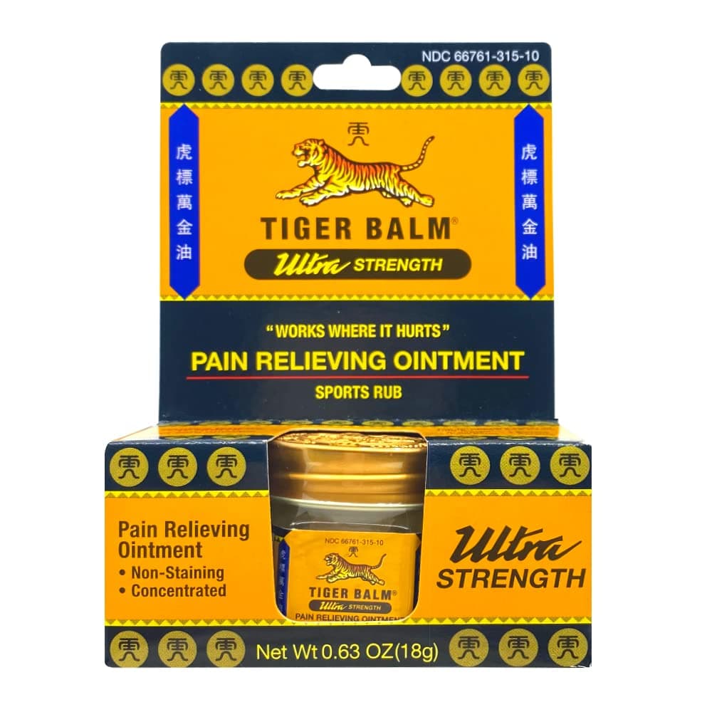 Tiger Balm - Ultra Strength Pain Relieving Ointment 0.63 Oz.