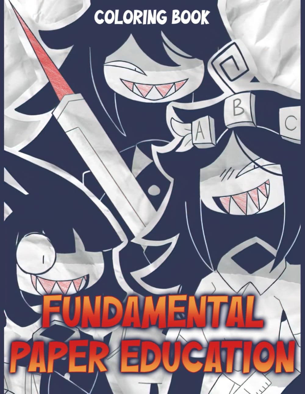 Coloring Book: Fun Coloring Pages with All Cute Cartoon Characters For Girls, Boys, Kids, Teens, and Adults to Relax and Relieve Stress