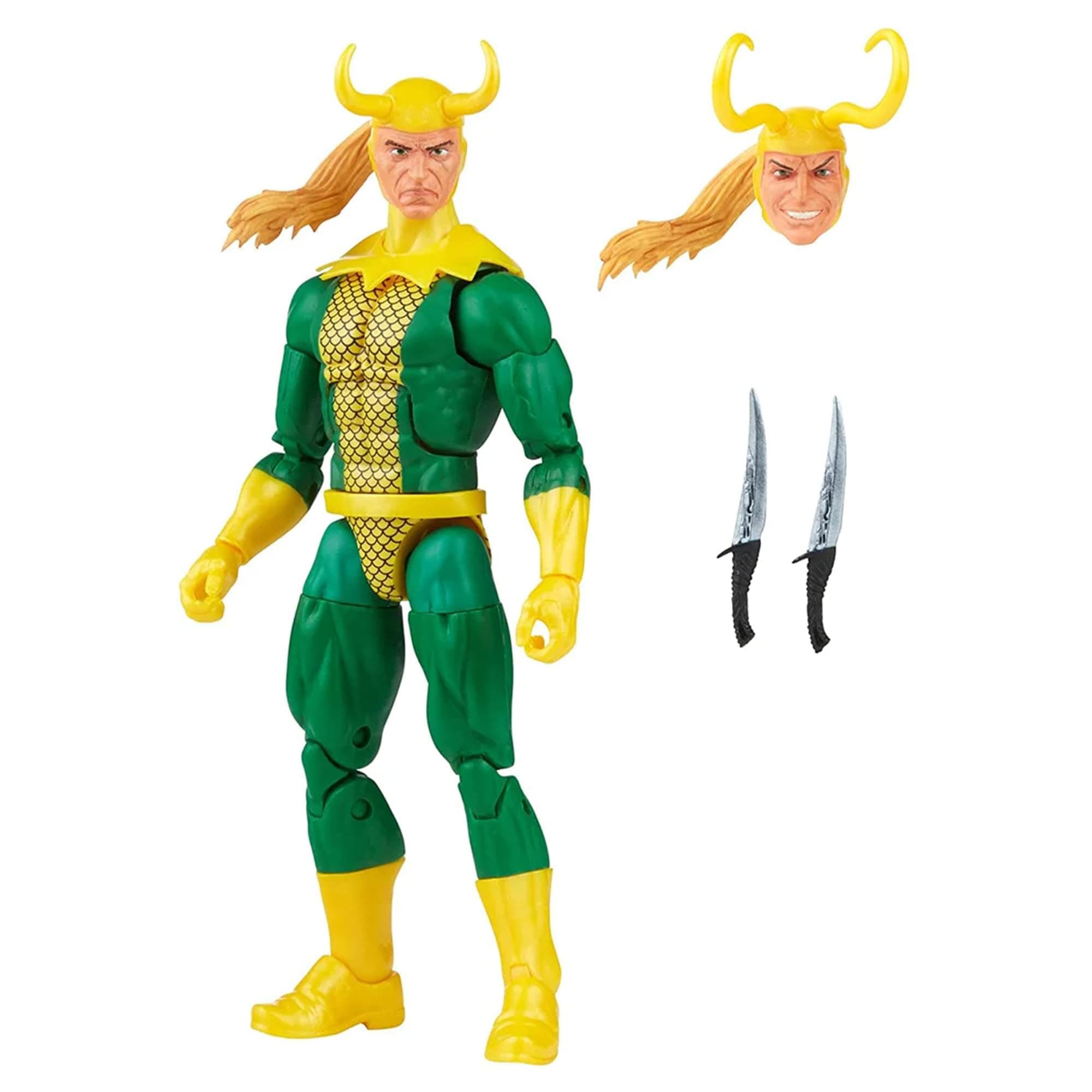 Legends Series Loki 15-cm Retro Packaging Action Figure Toy, 3 Accessories