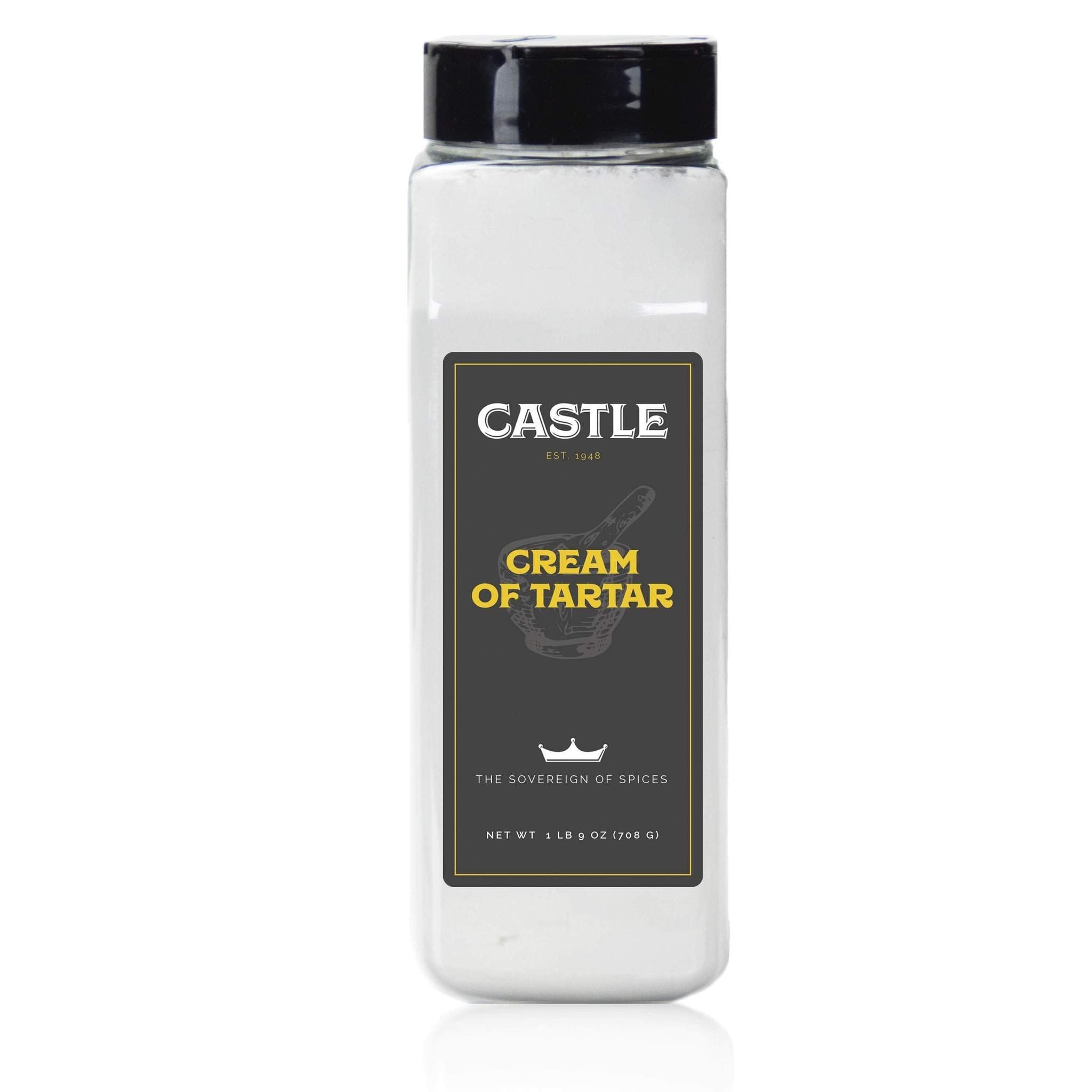 Castle Foods | CREAM OF TARTAR, 25 oz Premium Restaurant Quality