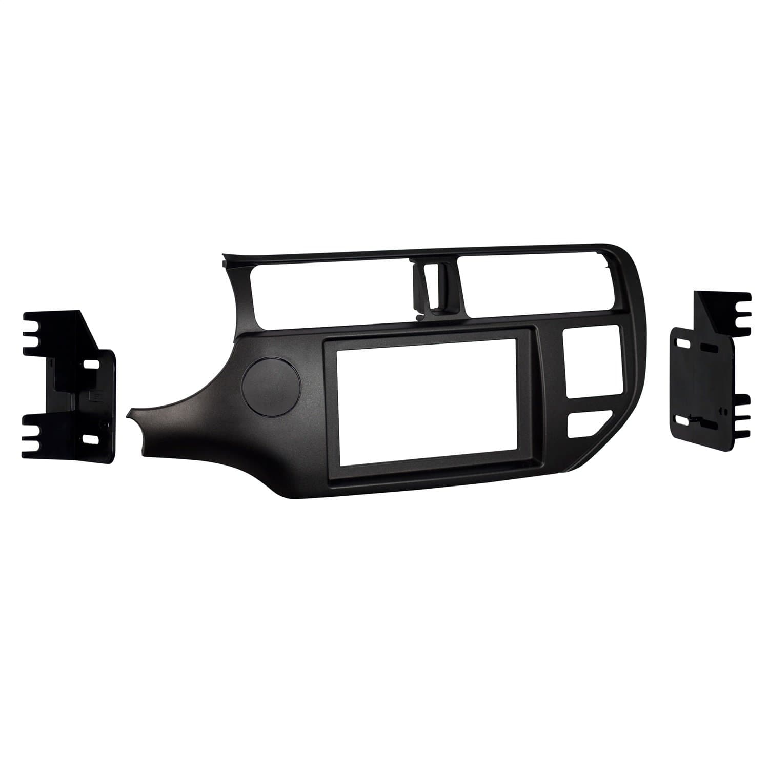 MetraElectronics Metra 95-7353CH Double DIN Dash Kit for Select 2012-Up Kia Rio Vehicles (Black)