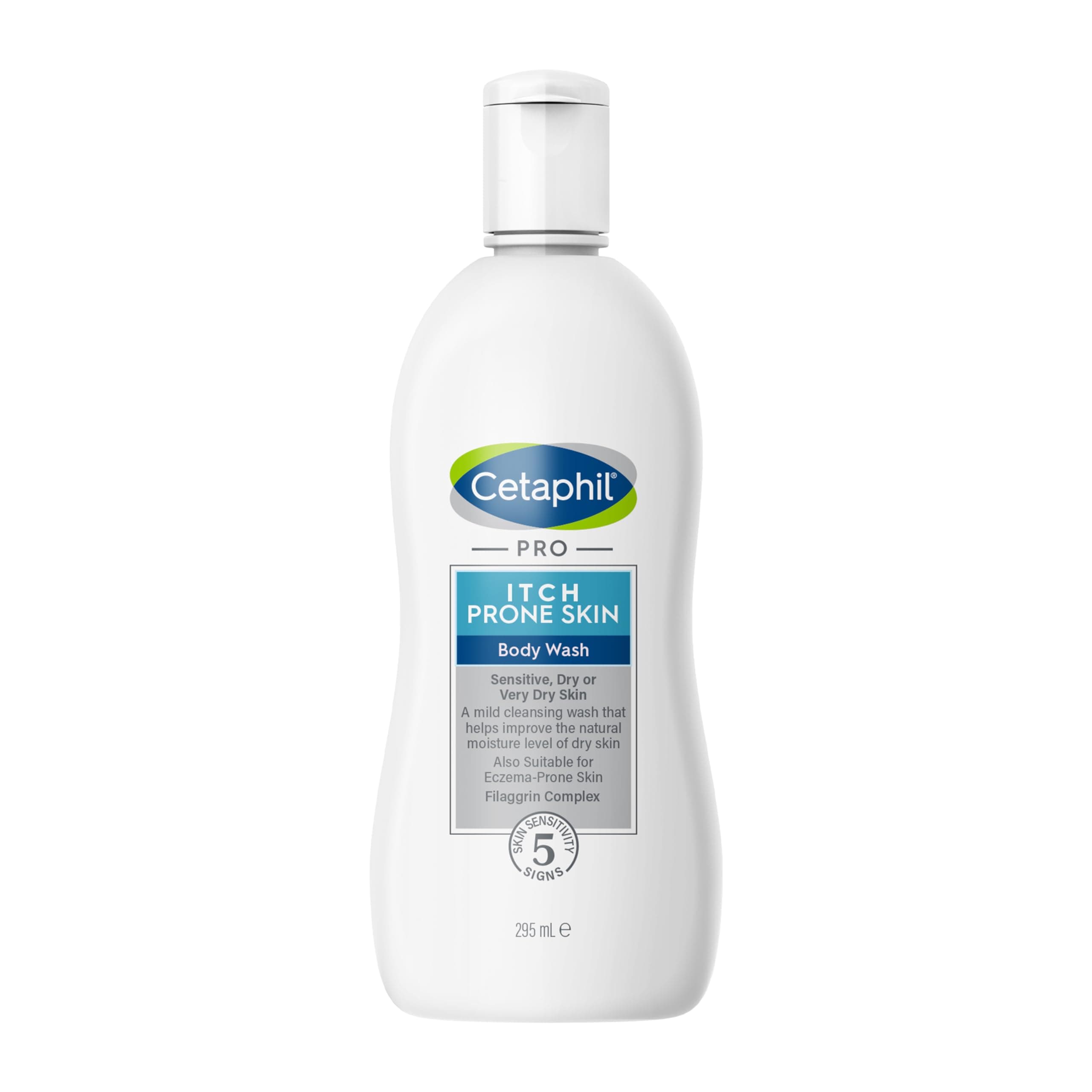 Cetaphil PRO Body Wash, 295ml, For Itch Prone & Eczema Prone Skin, With Niacinamide & Shea Butter, Vegan Friendly