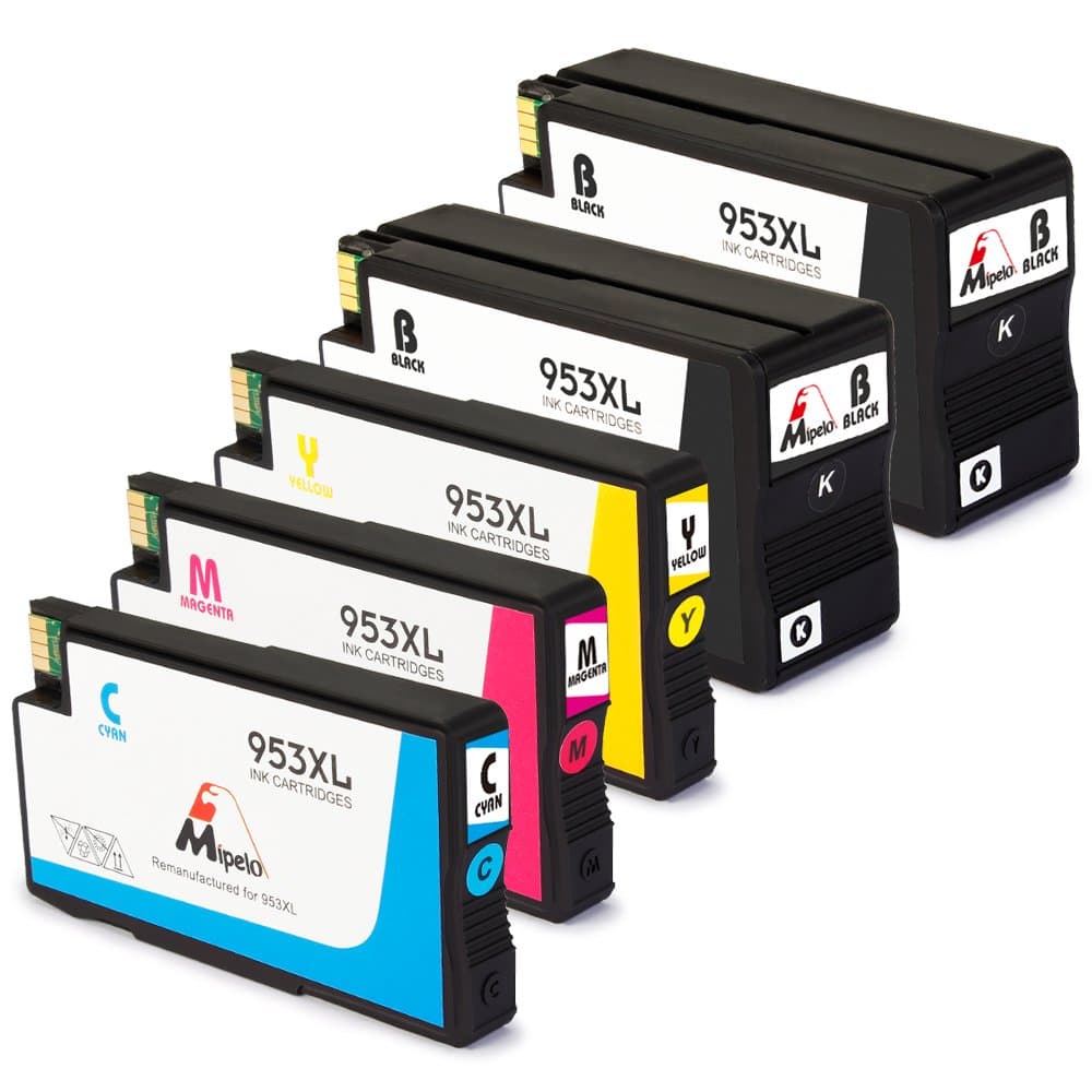 Mipelo Replacement for HP 953XL 953 Ink Cartridges Compatible with HP OfficeJet Pro 8740 8710 8720 8730 8728 7740 8725 8218 8715 8718 8719, 2 Black/Cyan/Magenta/Yellow