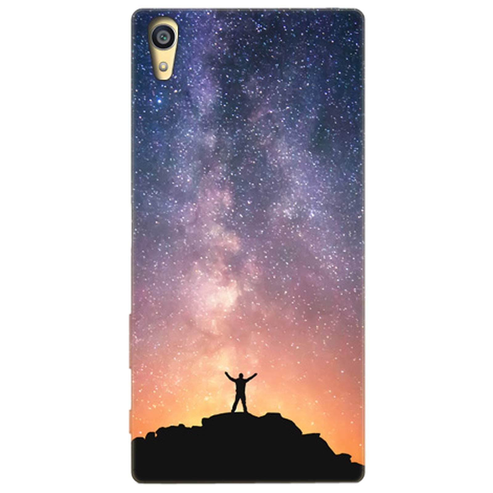 Sony Xperia Z5 TPU Silicone Case - Blue and Orange