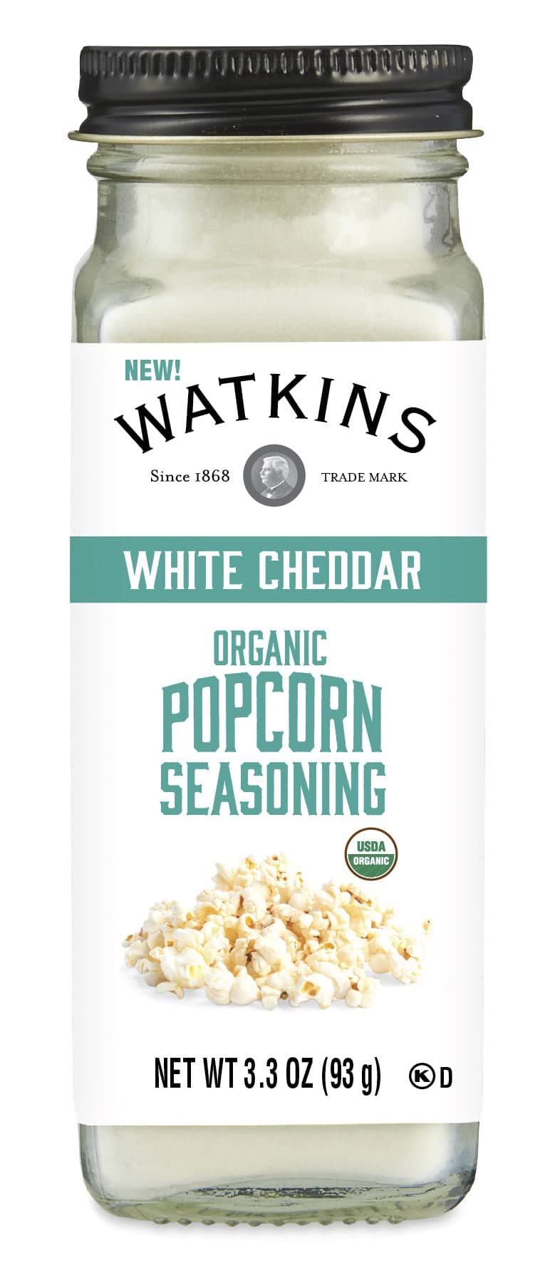 Gourmet Organic White Cheddar Popcorn Seasoning, 3.3 oz